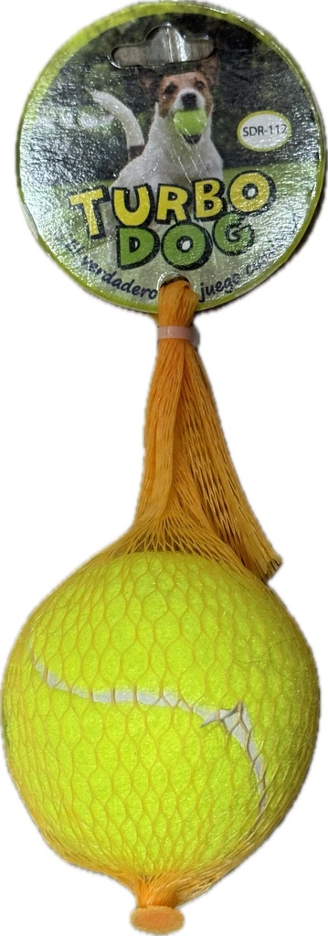 Pelota Tenis - Turbo Dog - 6.3 cm