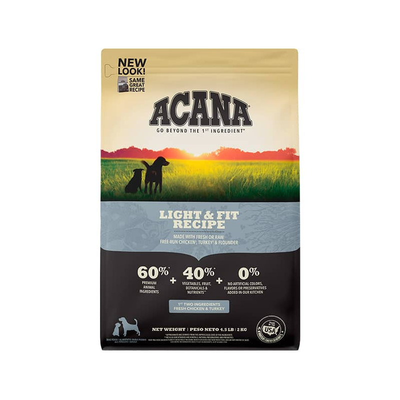 Acana - Adulto - Light - Fit- 2kg 