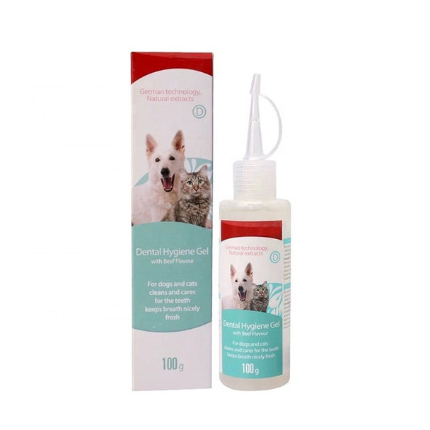 Gel Limpiador de Dientes - Neutralizador de Olores Dentales - Sabor a Pollo - Bioline - 100 g