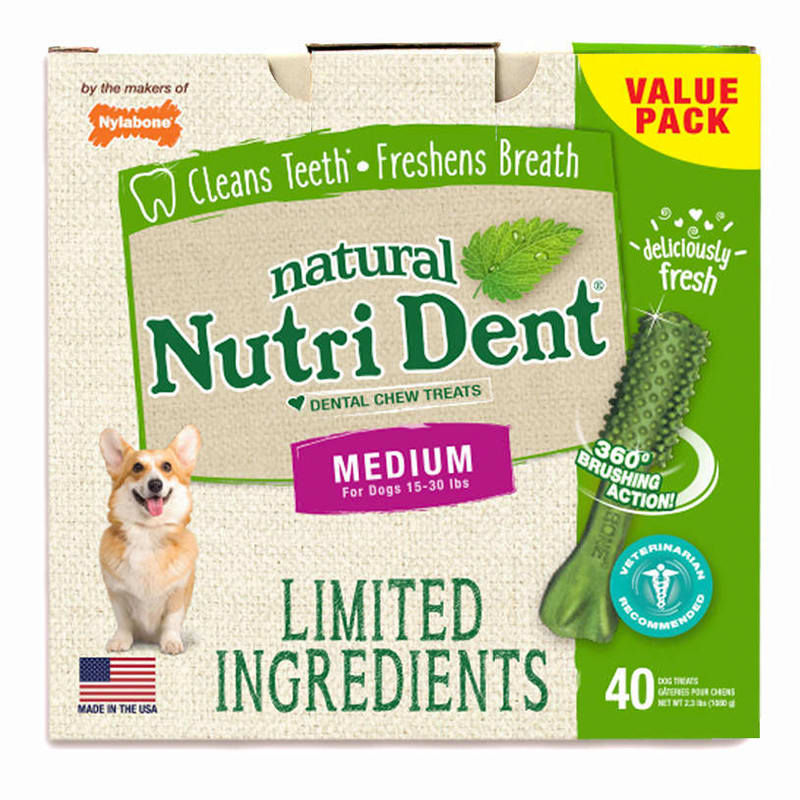 Nutri Dent - Cepillo de Diente Comestible - Medium - 40unid