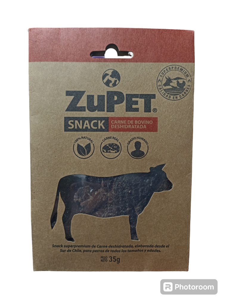 Snack Zupet - Deshidratado - Carne de Bobino 35g