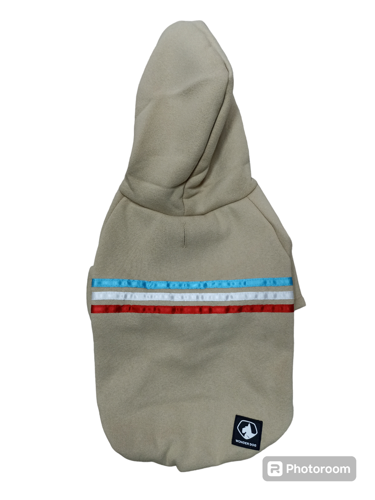 Ropa - Poleron Sport - M - Beige - Wonder Dog  