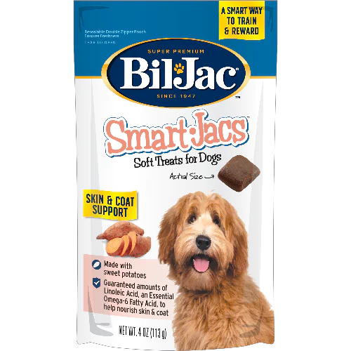 Bil Jac - Snacks - Threats - Smart Jacs - Skin & Coat Support - 113g