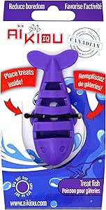 Juguete Gato - Pez - Porta Golosinas - Violeta 