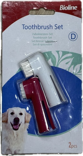 Cepillo de Dientes con Dedo - Bioline - 2 unid