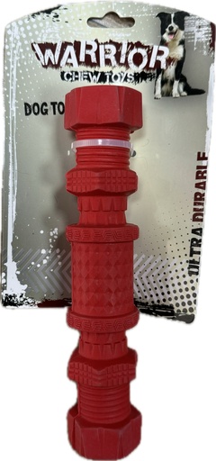 Juguete - Warrior - Tubo Macizo de Tuercas - Caucho Resistente