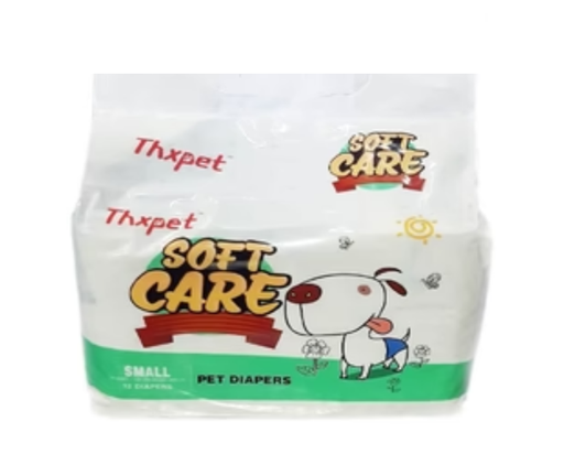 [TX-DP002] Pañales - Thxpet - Soft Care - S - 12 unid