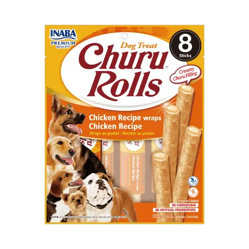 Churu - Rolls - Perro - Chiken - Pollo - 96g
