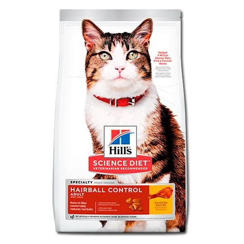 Hills - Adult - Gato - Hairball Control - 1,58 Kg