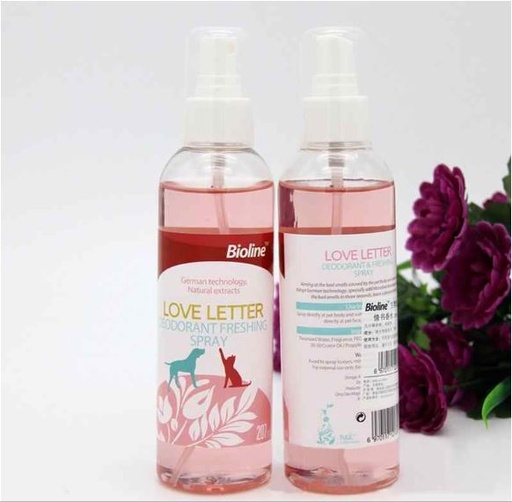 Perfume - Bioline -  Love Letter - Carta de Amor - 207 ml