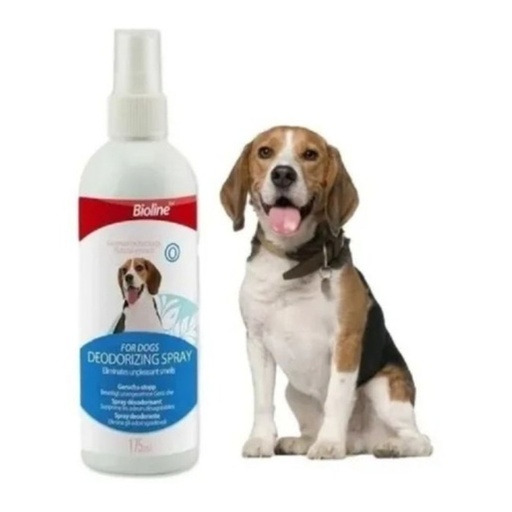 Eliminador de Olores - Desodorante - Bioline -  Perros - 175 ml