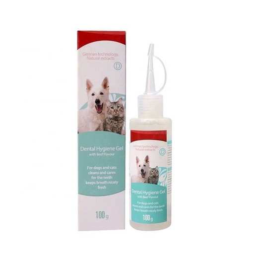 Gel Limpiador de Dientes - Neutralizador de Olores Dentales - Sabor a Pollo - Bioline - 100 g
