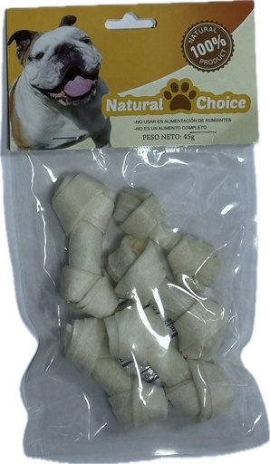 Snacks - Hueso Carnaza Chico - Natural Choice - 5 unid