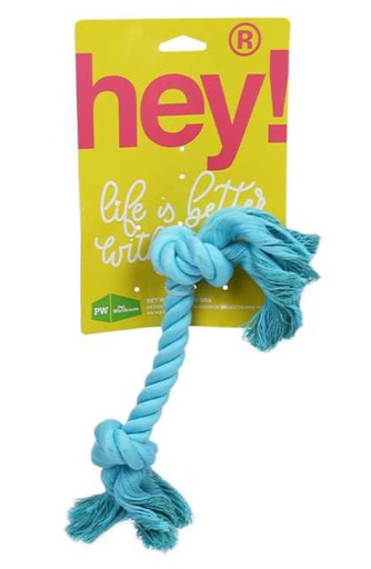 Juguete - Perro - hey! - Cuerda de Algodon con Nudos