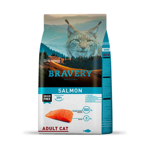 Bravery - Adulto - Gato - Salmón - 2kg