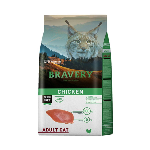 Bravery - Adulto - Gato - Chicken - 2kg