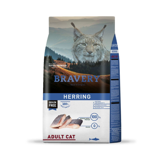 Bravery - Adulto - Gato - Herring - 2kg