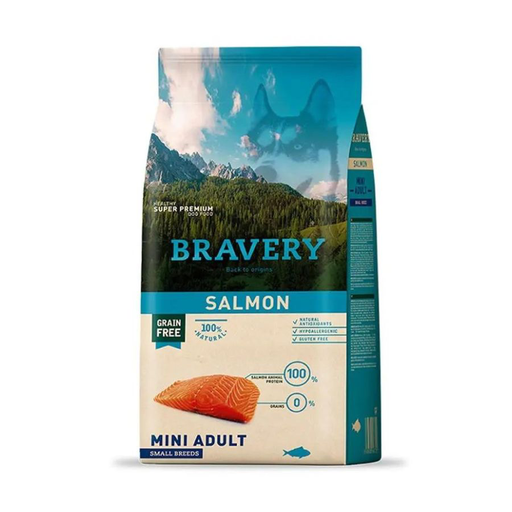 Bravery -  Mini Adult - Perro - Small Breeds - Salmon - 2kg