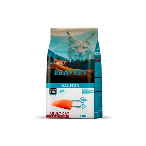 Bravery - Adulto - Salmon Gato Esterilizado - 2kg