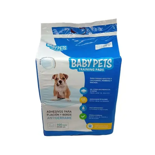 Training Pads - Sabanillas - Baby Pets - 60x60 - 100 unid
