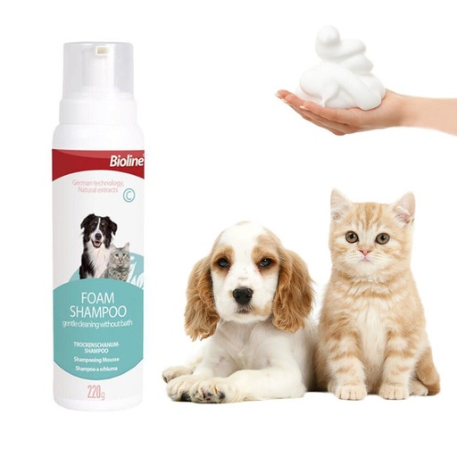 Shampoo Desinfectante - Anti Caspa - Perros y Gatos -  Bioline - 200 ml