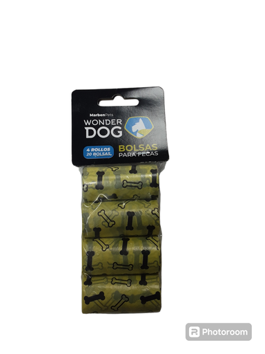 Bolsas para Fecas - Con Diseño - 4 unid - 20 Bolsas