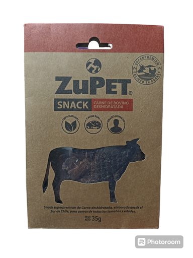 Snack Zupet - Deshidratado - Carne de Bobino 35g