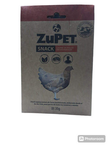 Snack Zupet - Deshidratado - Carne de Pollo - 35g 