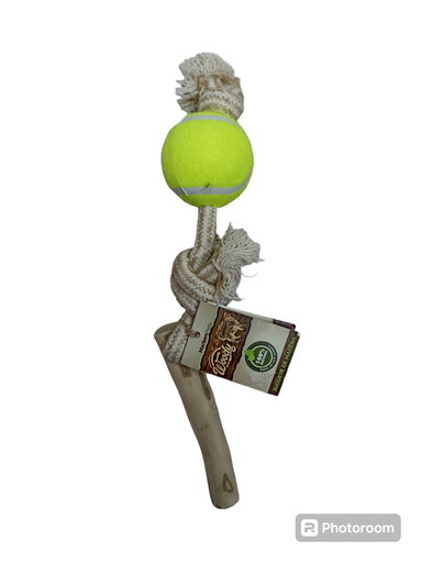 Juguete - Palo Madera M- Pelota Tenis - Woody 