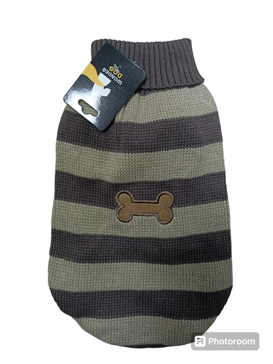 Ropa - Lana - Franjas Cafe - M - Wonder - Dog 