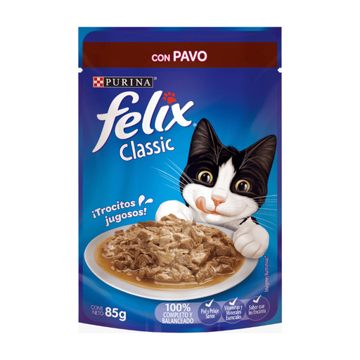 Purina - Felix Classic - Pavo - 85 g