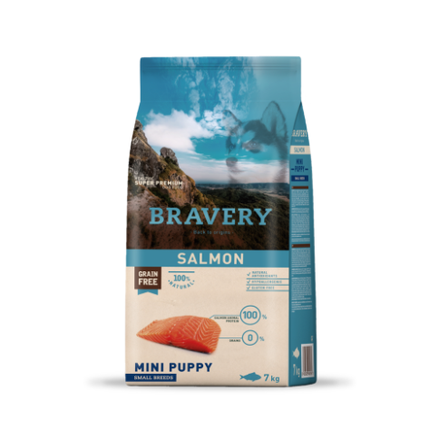Bravery - Salmon - Mini Puppy 7 kg 
