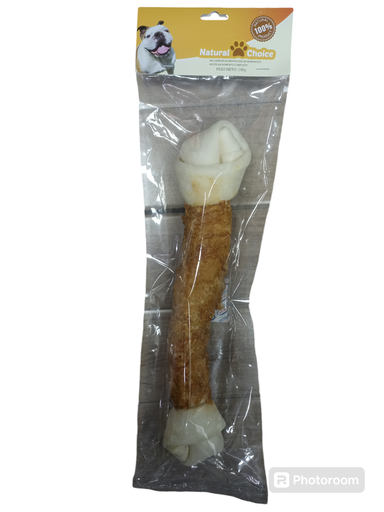 Snack - Hueso Carnaza - Jumbo - Envuelto en Pollo - Natural Choise 1 unidades 
