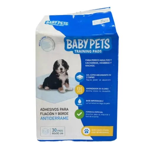 Training Pads - Sabanillas - Baby Pets - 60x90 - 30 unid